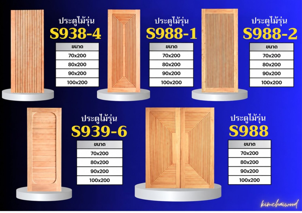 ประตูไม้โมเดิร์นสั่งทำ